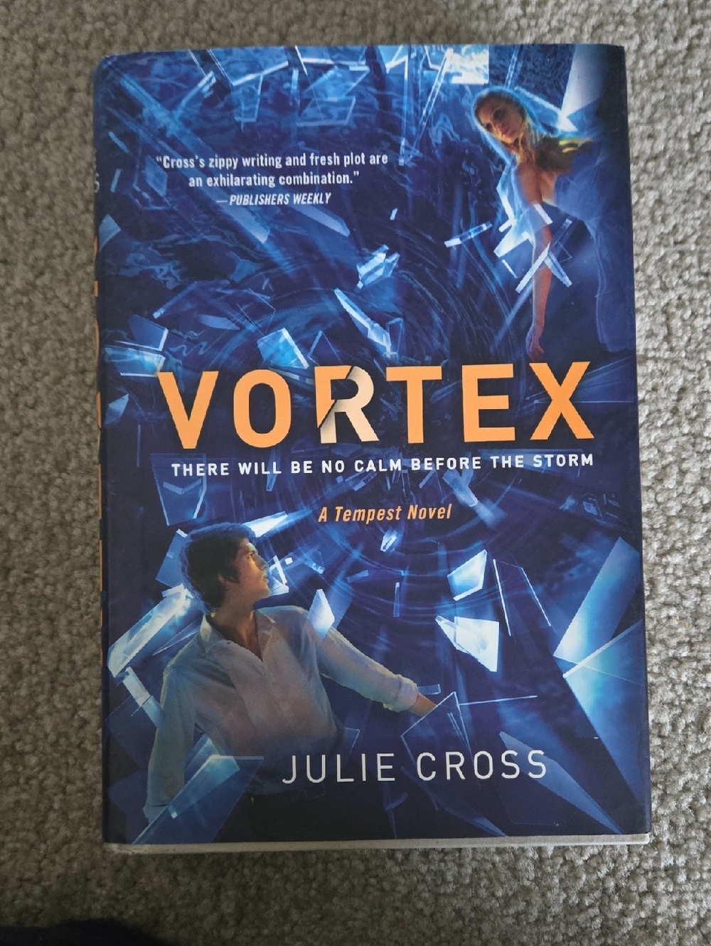 Vortex by Julie Cross - Blue & Orange Hardcover Novel